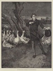 The Village Roscius Rehearsing for Private Theatricals